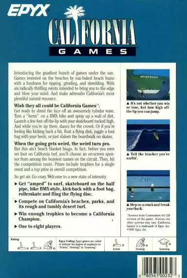 Image n° 13 - screenshots  : California Games